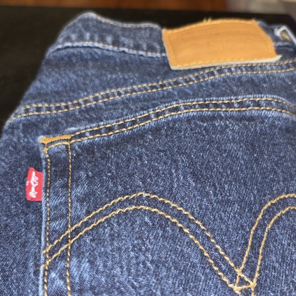 Levi's Big E Button Fly Wedgie Dark Denim Jeans. size 29 AR 8 - Picture 5 of 7